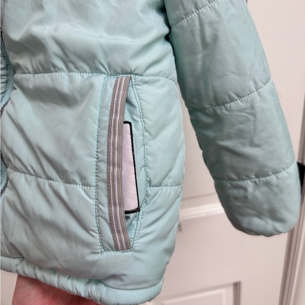 Gerry Girls Size 6 Blue and Gray Kids Puffer Winter Warm Jacket - Picture 6 of 13